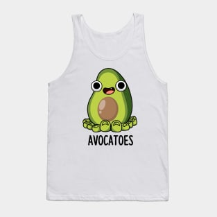 Avoca-toes Funny Avocado Puns Tank Top